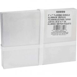 Best Sale ✔️ Amerimax 5 In. X 7 In. Mill Aluminum Step Flashing Shingle (100 Count) 🥰