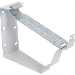 Flash Sale 🛒 Amerimax K Style Galvanized White Snap-Lok Gutter Hanger Bracket 💯