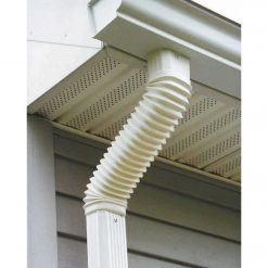 Best deal 😀 Amerimax 2 X 3 In. Plastic White Front Or Side Downspout Elbow 🧨