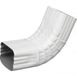 Brand new 🔔 Amerimax 2 X 3 In. Galvanized White Front Downspout Elbow 🔔