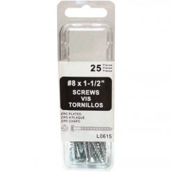 Promo 🌟 Amerimax 1.5 In. Zinc 🧥 Coated Galvanized Screw (25-Pack) 💯