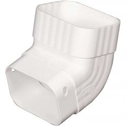 Best Pirce 🔔 Amerimax 2 In. X 3 In. White Vinyl Front A Elbow ❤️