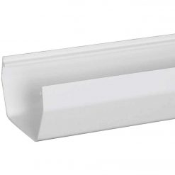 Budget 😉 Amerimax 5 In. Contemporary White Vinyl Gutter 10 Ft. 👏