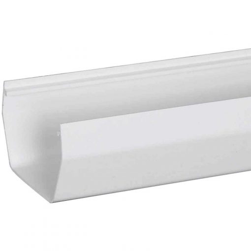 Budget 😉 Amerimax 5 In. Contemporary White Vinyl Gutter 10 Ft. 👏 Good
