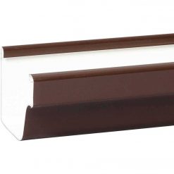 Flash Sale 🔔 Amerimax 5 In. Traditional K-Style Brown Vinyl Gutter 10 Ft. 🧨