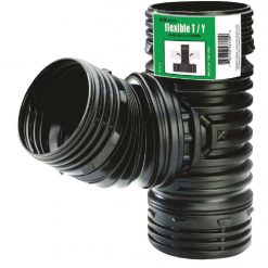Hot Sale ❤️ Amerimax Flex-Drain 4 In. Flex-Drain Corrugated Tee 😍
